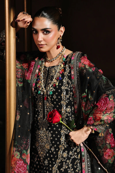 DJW5-05- 4-PC Charizma Unstitched Luxury Collection 2025 - Memsaab Online