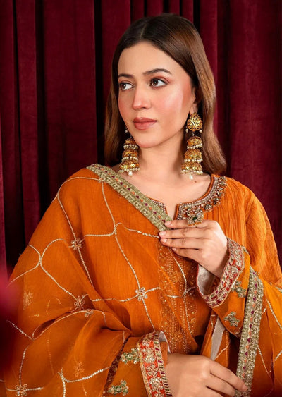 MARW-1609- Dark Mastered- Readymade Wedding Wear Outfit - Memsaab Online