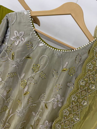ASBC04 Silk Cutdana Outfit - Memsaab Online