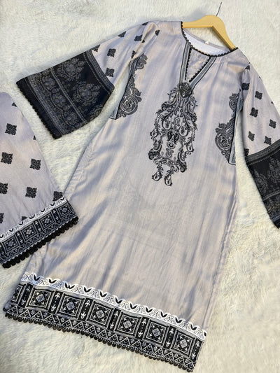 BUT-138- Readymade linen Printed Co-ord 2025 - Memsaab Online