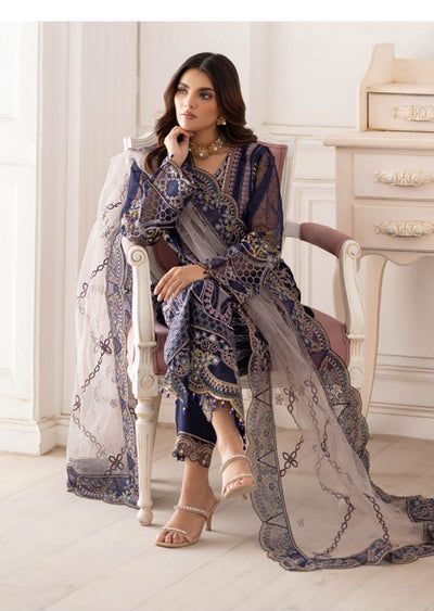 P-202- Unstitched - Dastoor by Ramsha Luxury Lawn Vol 2 - Memsaab Online