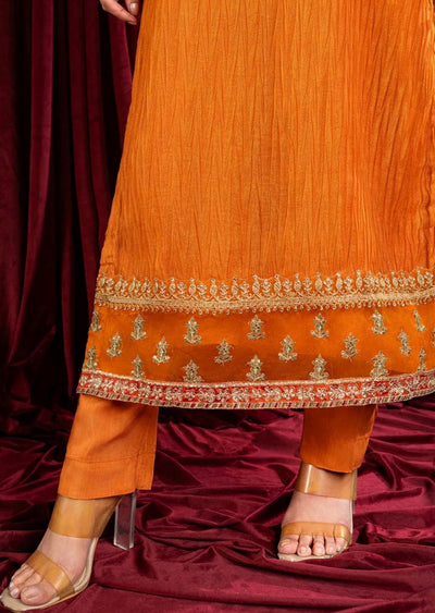 MARW-1609- Dark Mastered- Readymade Wedding Wear Outfit - Memsaab Online