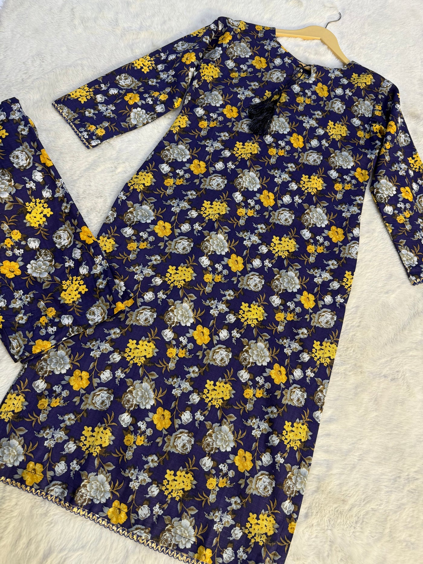 SLMN-18 Readymade Khaddar Co-ord - Memsaab Online