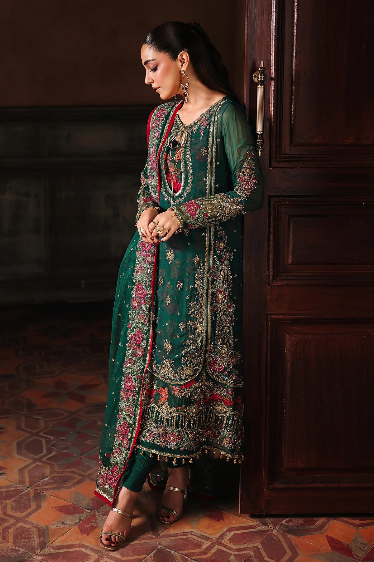 DJW5-06 4-PC Charizma Unstitched Luxury Collection 2025 - Memsaab Online