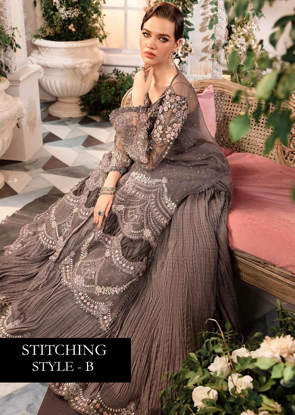 BPT-2902 - Maria B Embroidered Wedding Edition 2024 - Memsaab Online