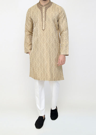 KRT-02 - Readymade - Mens Kurta Trouser Set - Memsaab Online