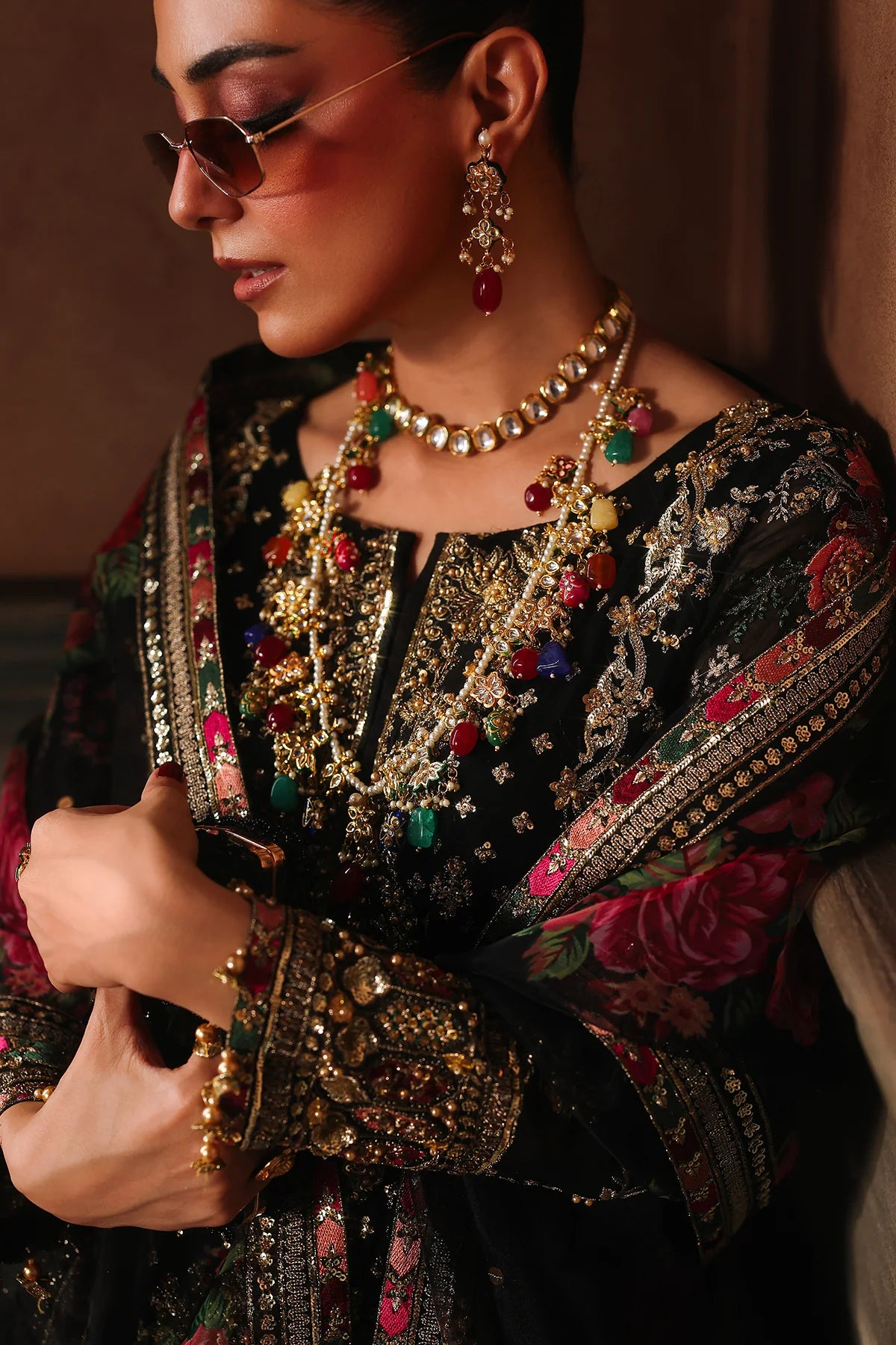 DJW5-05- 4-PC Charizma Unstitched Luxury Collection 2025 - Memsaab Online