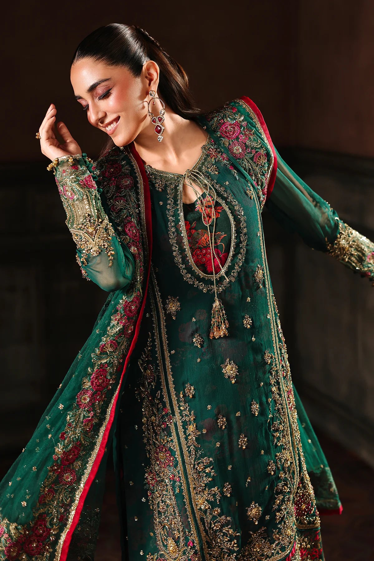 DJW5-06 4-PC Charizma Unstitched Luxury Collection 2025 - Memsaab Online