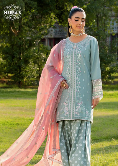 HSS-328 - Readymade Heeras Suit - Memsaab Online