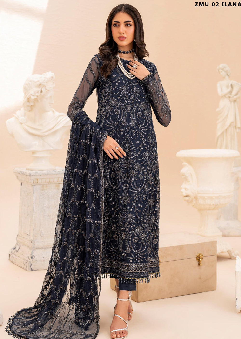 ZMUR-02 - Illana - Readymade - Maheer Festive Formals by Zarif 2024 - Memsaab Online