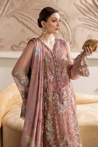 MPC-25-105-Unstitched Embroidered Chiffon Suit Maria B 2025 - Memsaab Online