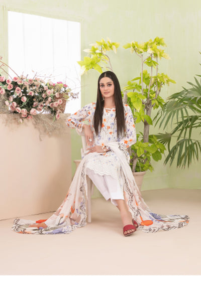 TWD-1715-Readymade Erva Tawakkal Lawn Suit 2025 - Memsaab Online