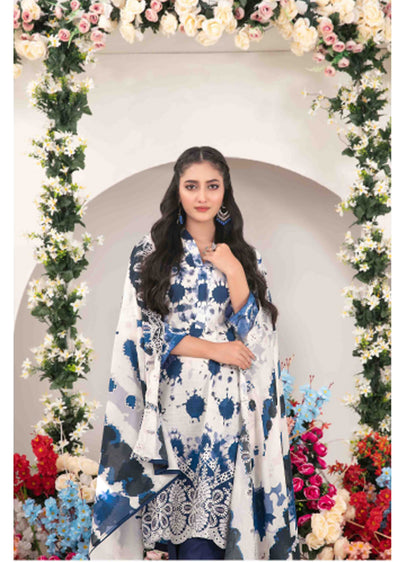 TWD-1397 Readymade Haliyah Tawakkal Lawn Suit 2025 - Memsaab Online