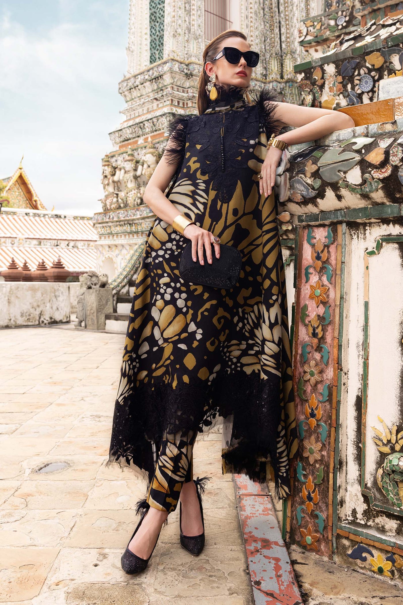 MPT-2809-B Unstitched - Maria B MPRINTS Collection 2025 - Memsaab Online