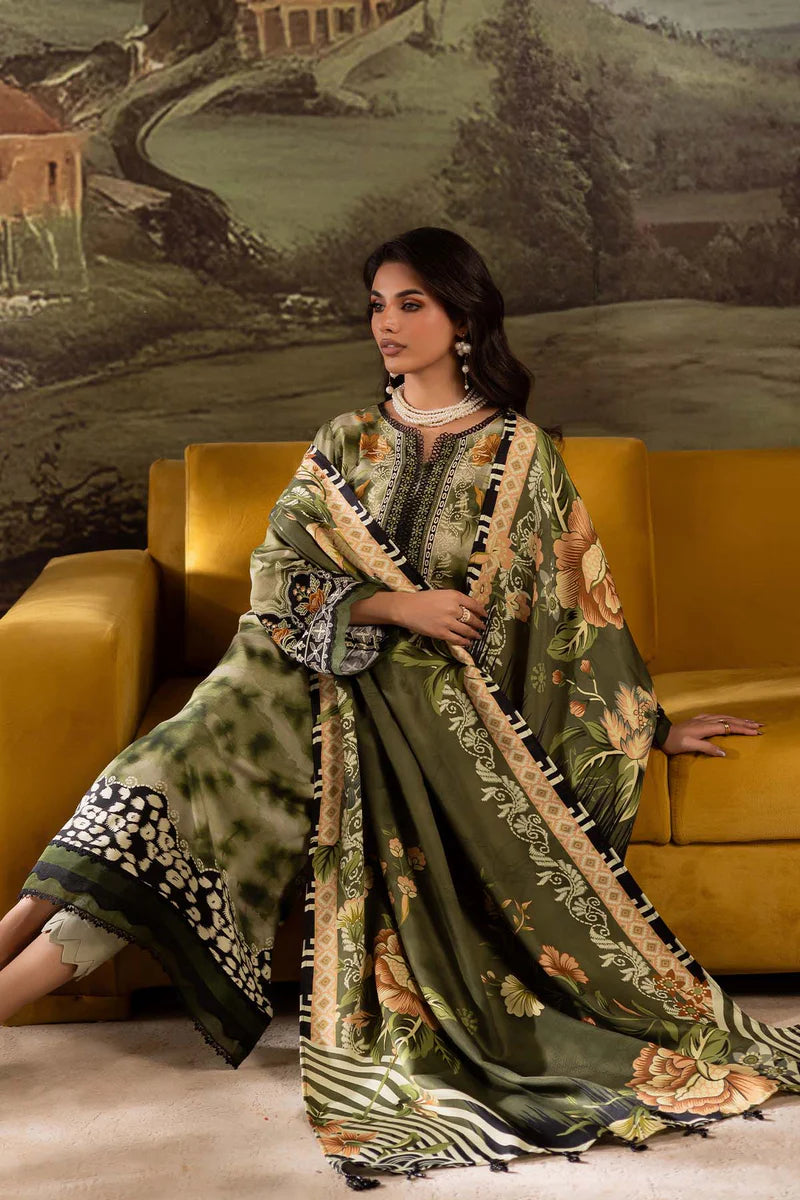 SP-172 Nureh Signature Prints Linen - Memsaab Online