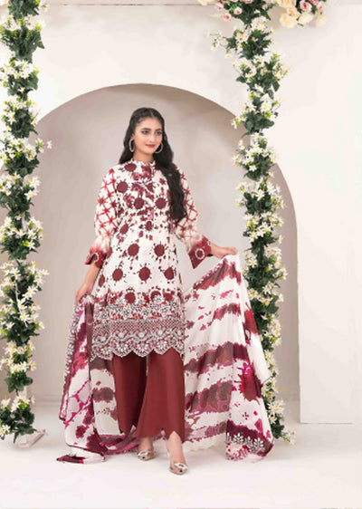 TWD-1395 Readymade Haliyah Tawakkal Lawn Suit 2025 - Memsaab Online