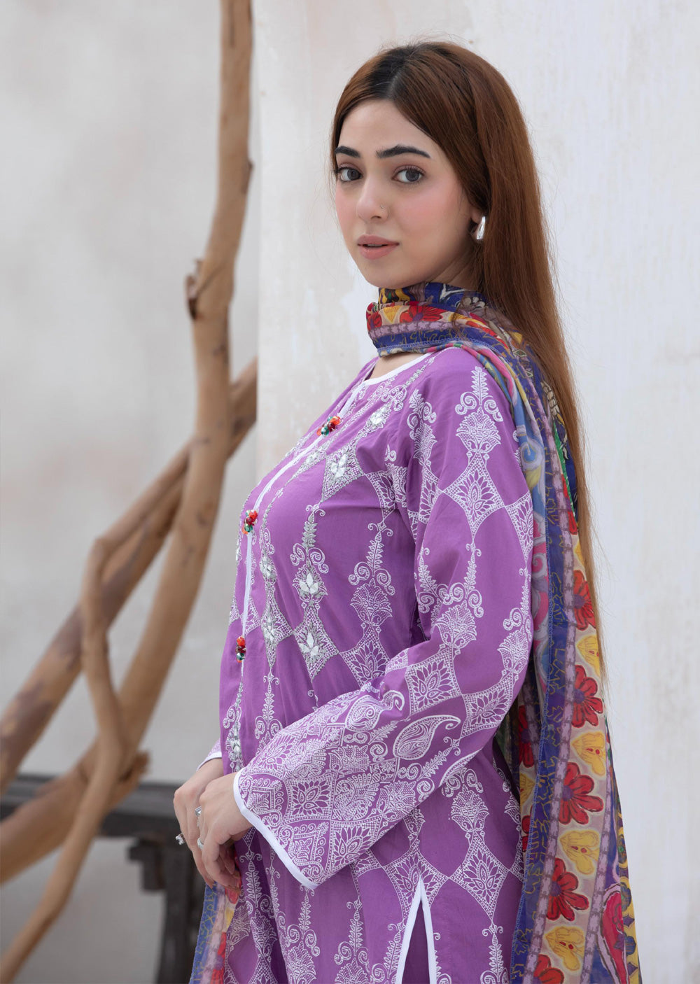 HSS-363- Readymade IVORY ROYALE Heeras Suit - Memsaab Online