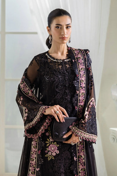 MPC-25-104-Unstitched Embroidered Chiffon Suit Maria B 2025 - Memsaab Online