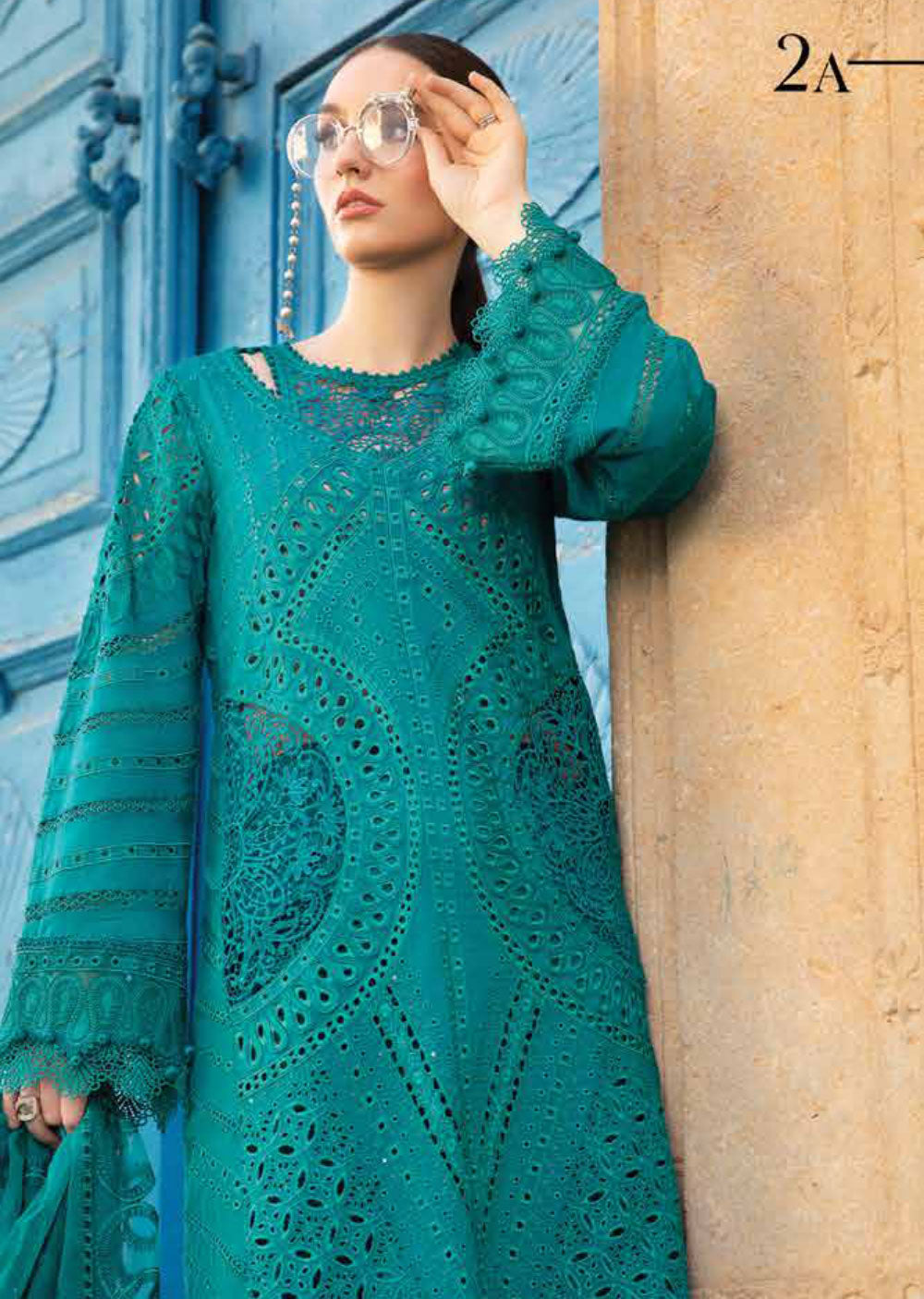 MSB-2402-A - Unstitched - Maria B Lawn Collection 2024 - Memsaab Online