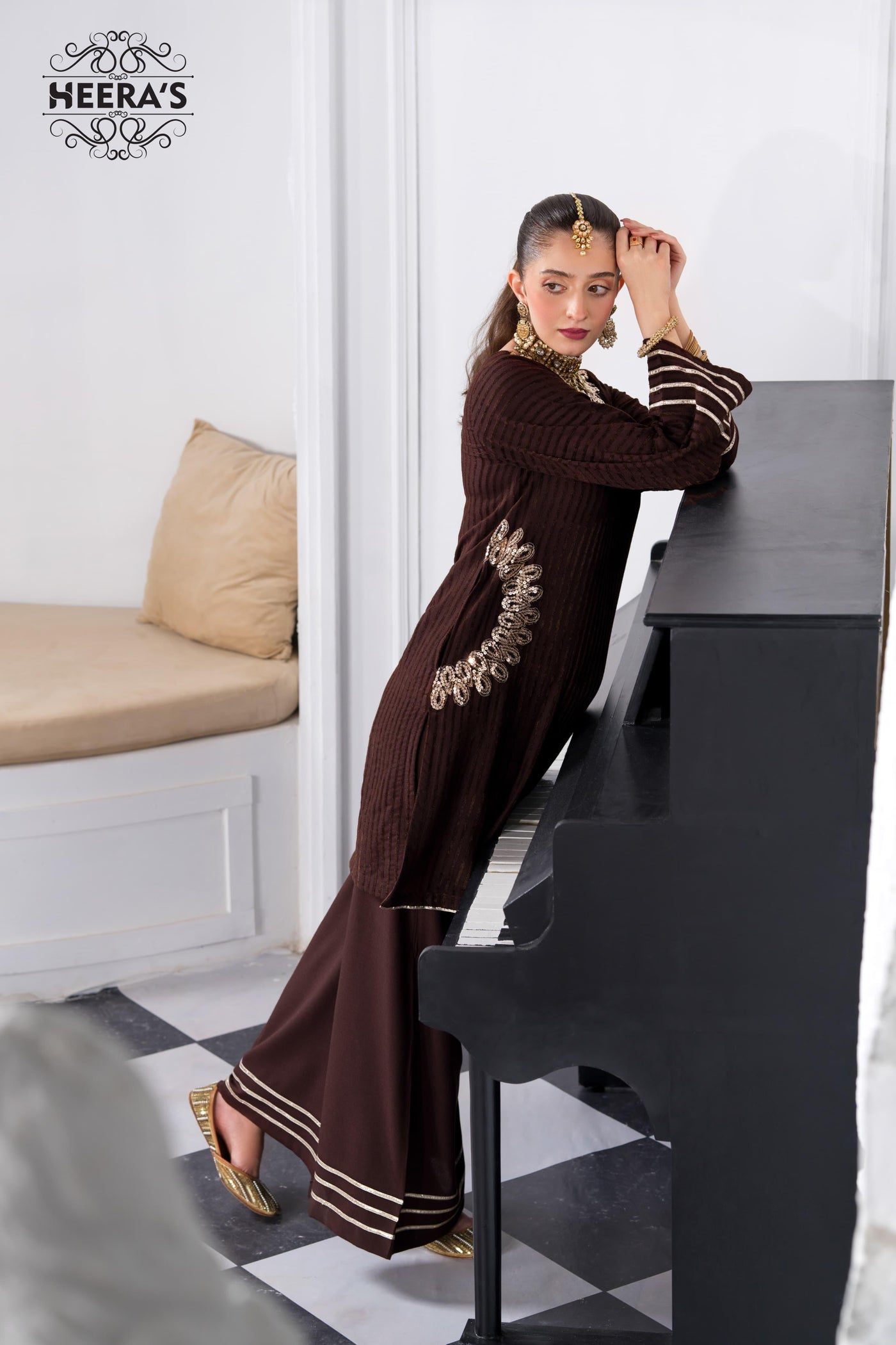 HSS-1149 - Readymade Heeras Suit - Memsaab Online