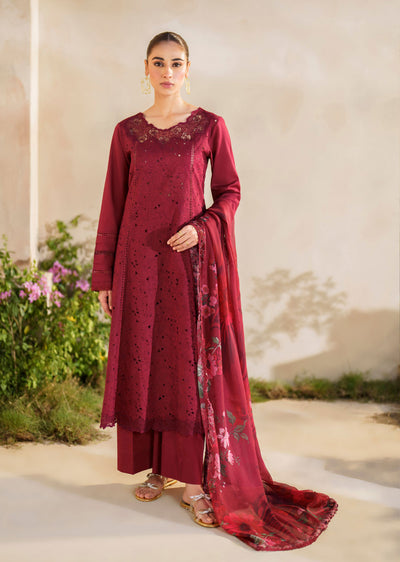 SFL-02 - Unstitched - Festive Lawn Collection by Iznik 2024 - Memsaab Online