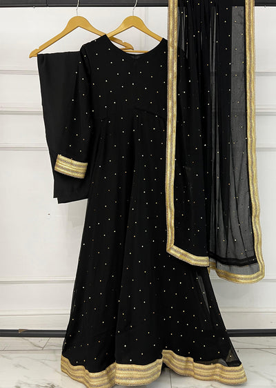 SRB1301 - Nayaab - Black - Sehrish.B Designer - Memsaab Online