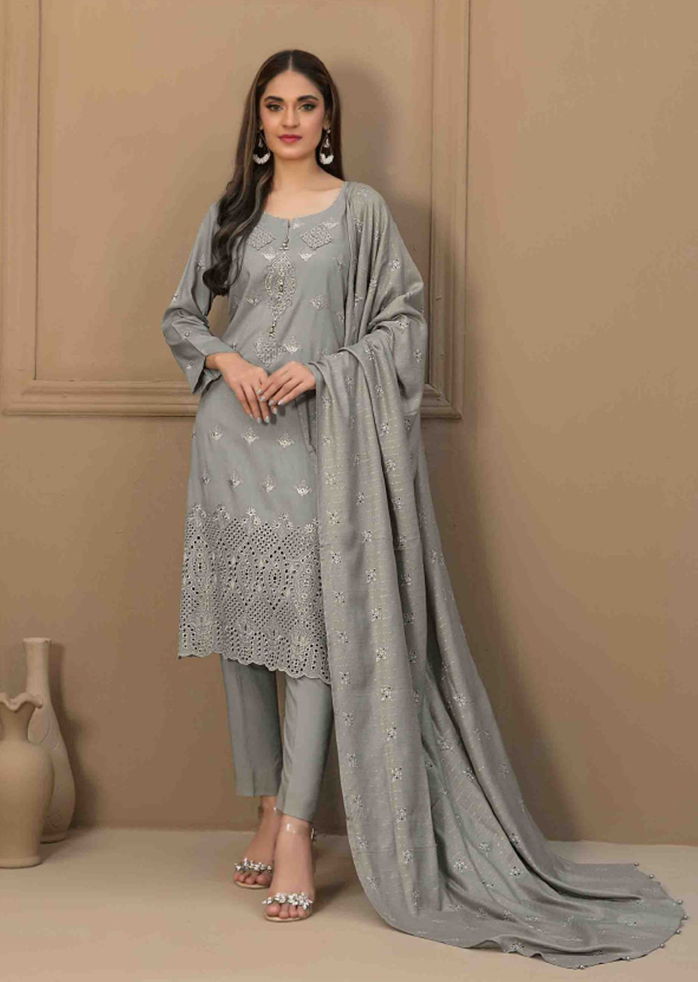 D-9802 - Unstitched - Tabeer By Tawakkal Collection 2024 - Memsaab Online