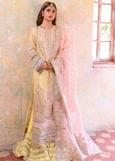 QSF-02 - Manha - Unstitched - Sahiba Luxury Formals by Qalamkar 2023 - Memsaab Online