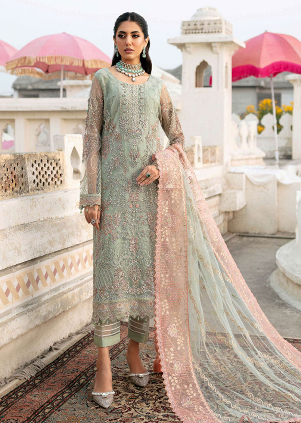 R-302 - Unstitched - Wedding Collection Vol 3 by Ramsha 2024 - Memsaab Online