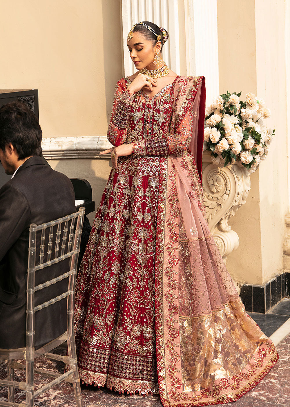 GLWU-02 - Ziva - Unstitched - Gulaal Wedding Collection 2023 - Memsaab Online