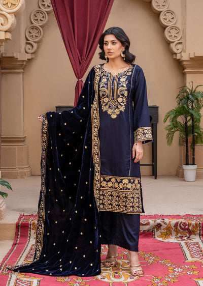 DAS-02- Readymade Rangz Dastaan Winter Suit 2025 - Memsaab Online