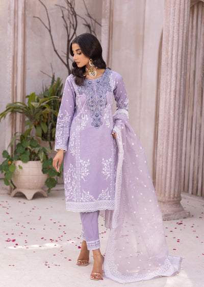 MDM-68 - Readymade - Embroidered Cotton Suit - Memsaab Online