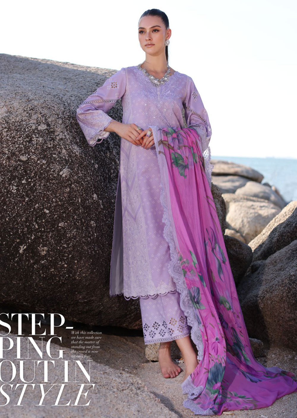 AN4-02 - Unstitched - Charizma Aniq Summer Volume 01 2024 - Memsaab Online