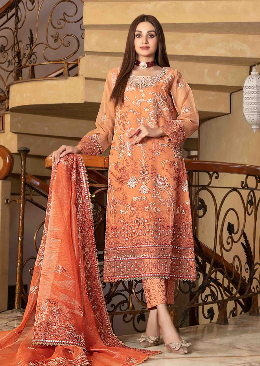 D-1502-R - Readymade - Aarzoo By Tawakkal Collection 2024 - Memsaab Online