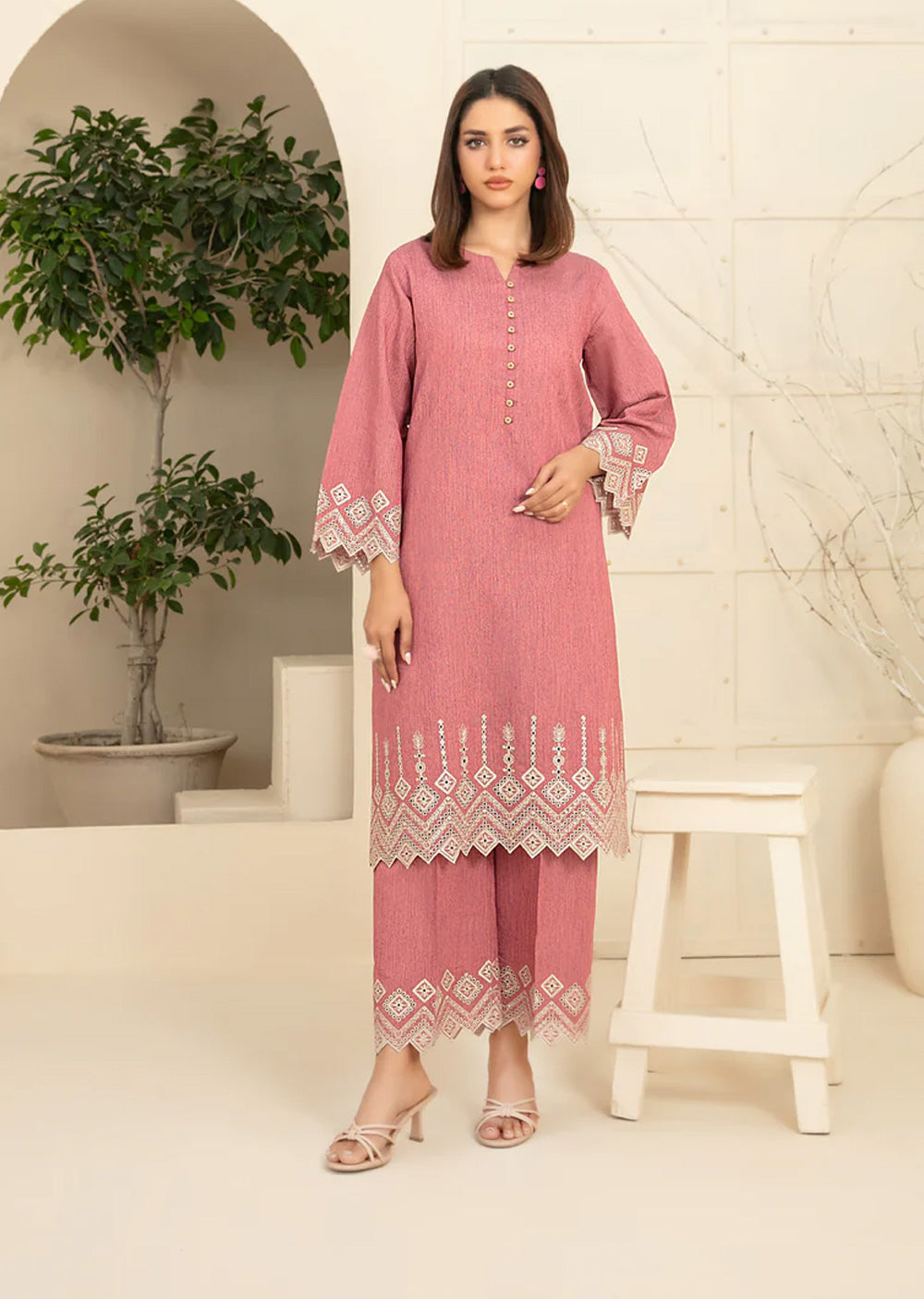 D-5423-R - Readymade - Huda Collection By Tawakkal 2024 - Memsaab Online