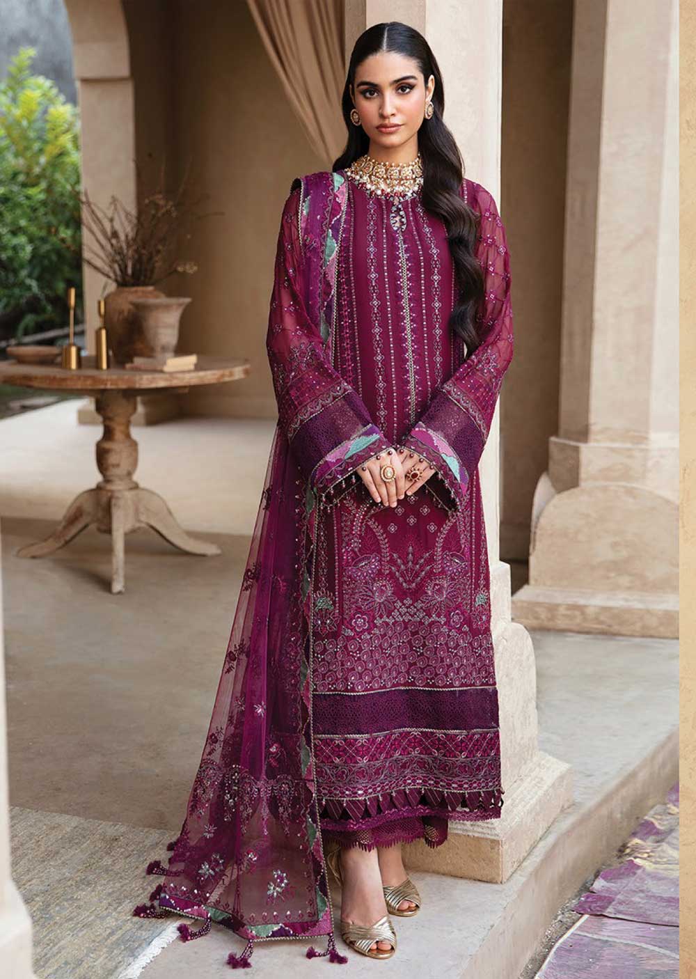 XYS-02 - Shrimayi - Readymade - Yesfir Collection by Xenia Formals 2024 - Memsaab Online