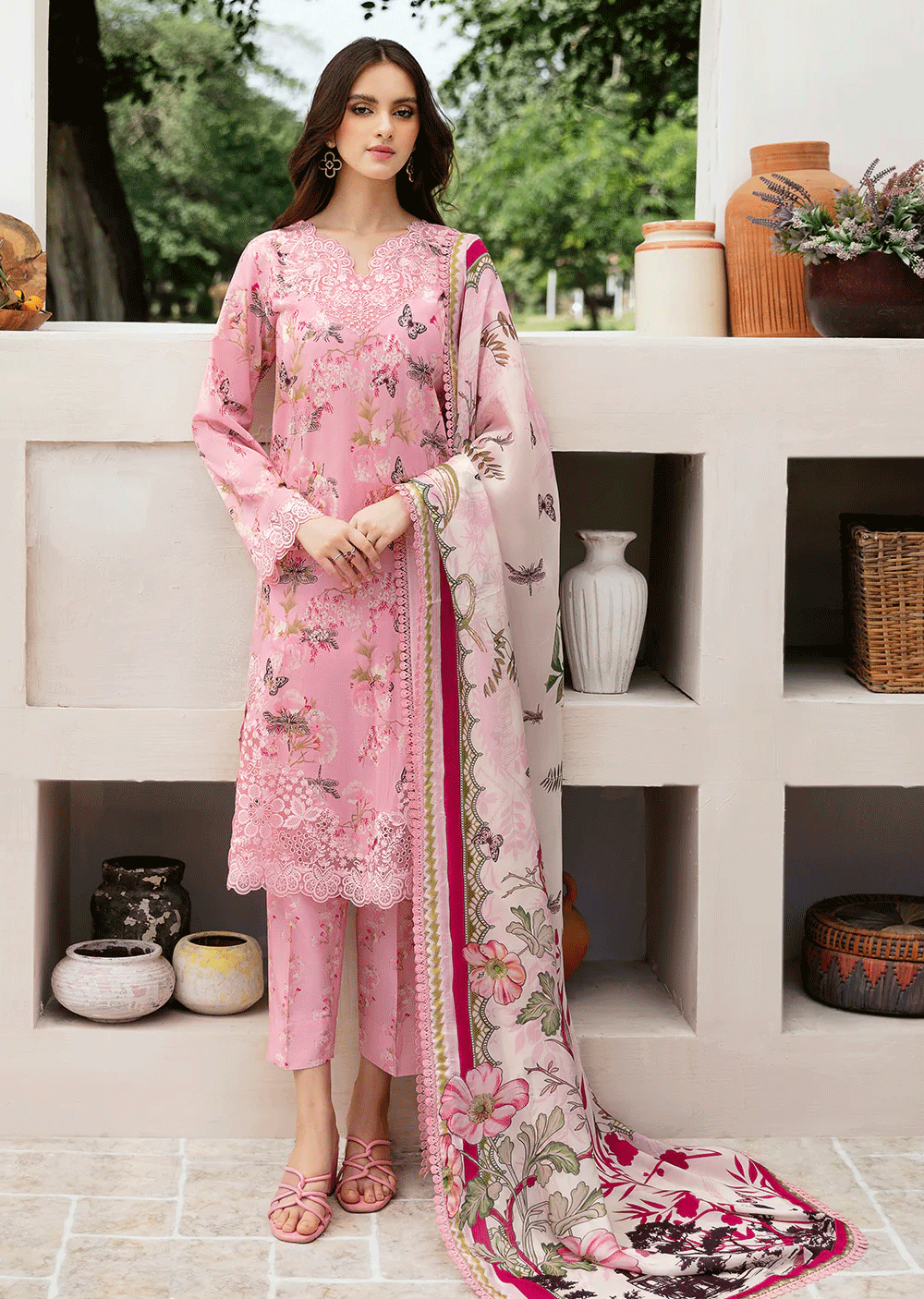 N-502-R - Readymade - Ramsha Rangrez Lawn Collection Vol 5 2024 - Memsaab Online