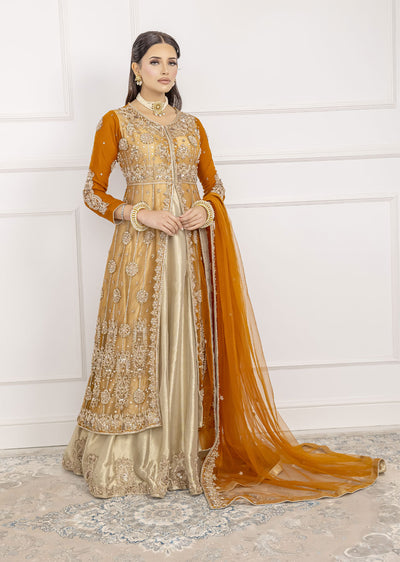 SRB1202 - Saima - Rust Sehrish.B Designer - Memsaab Online