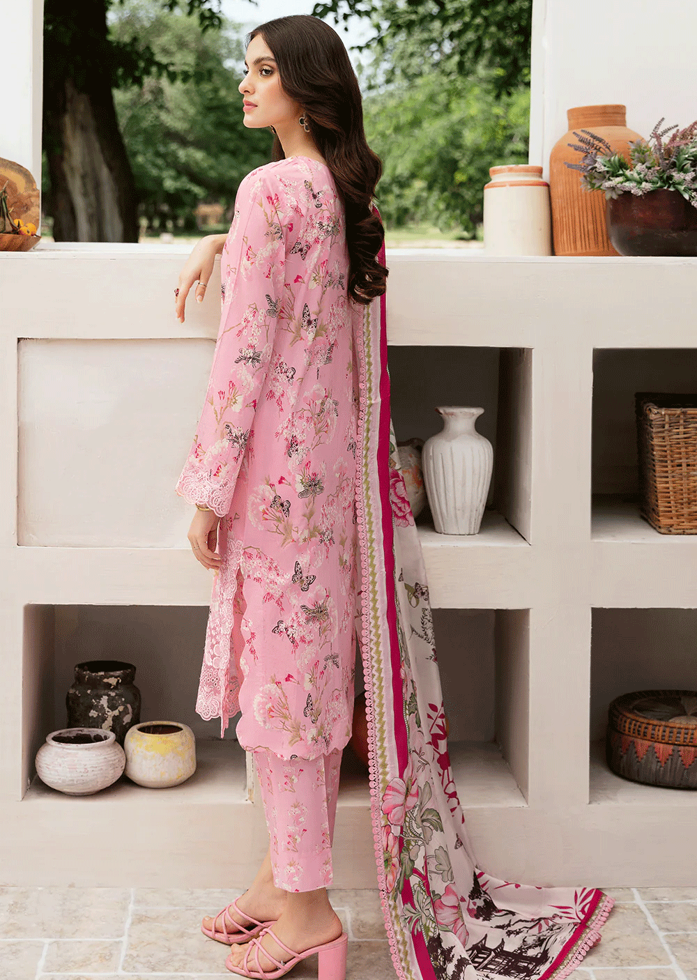 N-502 - Unstitched - Ramsha Rangrez Lawn Collection Vol 5 2024 - Memsaab Online