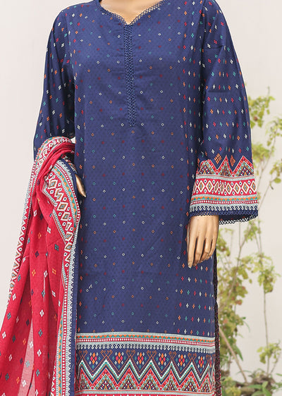 BNS-102 Bin Saeed Printed Cotton Lawn Suits 2024 - Memsaab Online