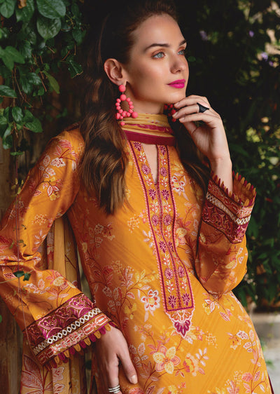 TEG-02 - Florence - Unstitched - The Enchanted Garden by Gulaal 2024 - Memsaab Online