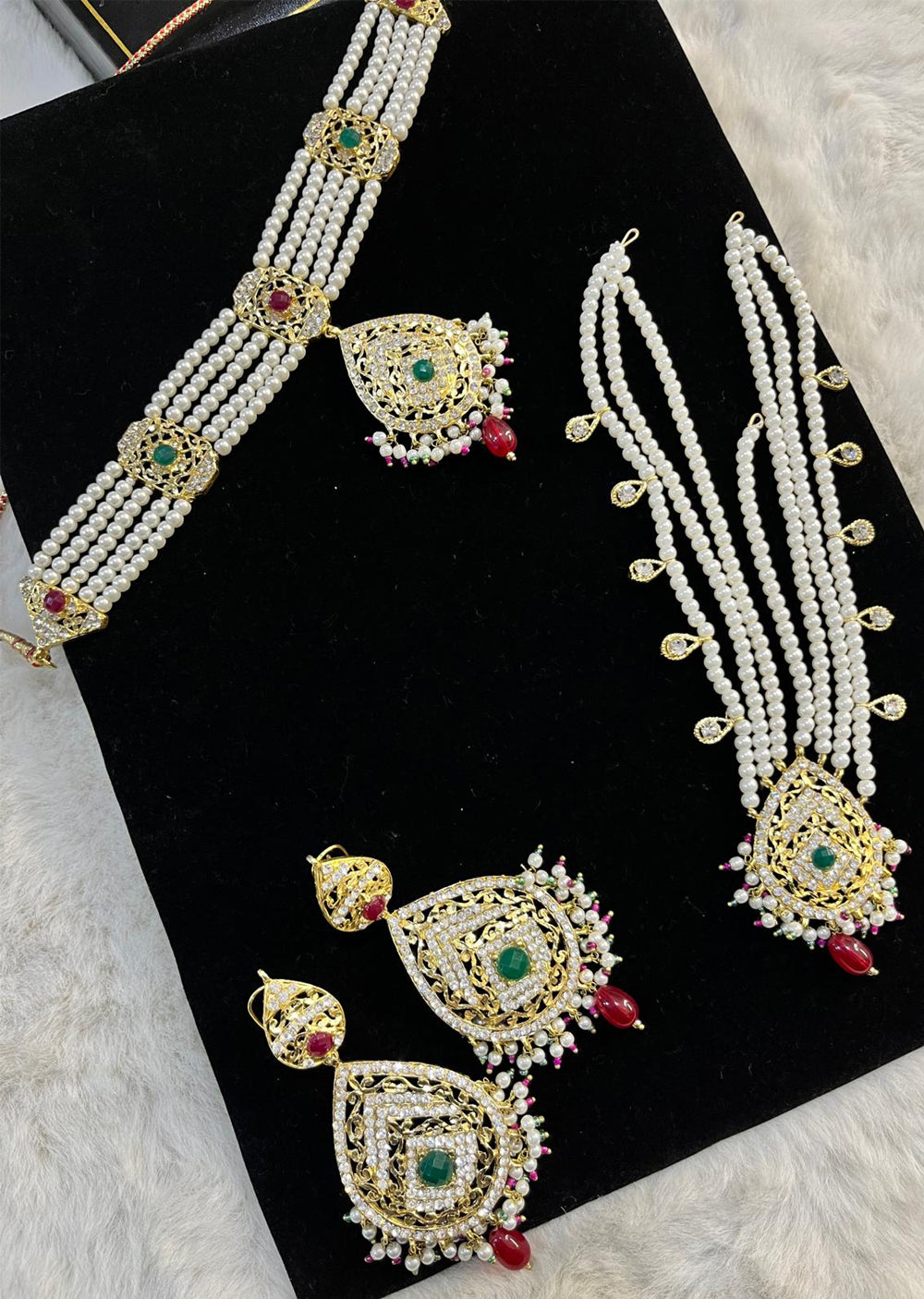 JBM30 Mehndi choker Set - Memsaab Online