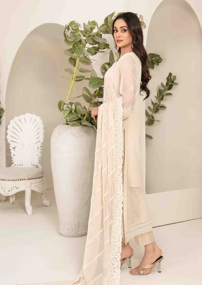 STH-5625 - Unstitched - Setareh Fancy Embroidered Chiffon Collection 25 - Memsaab Online