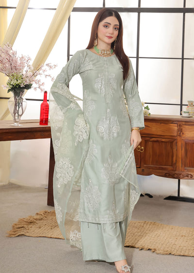 HK255 Dilreva - Mint Mummy n Me Outfit - Memsaab Online