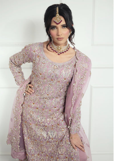 SRB1313 - Sarika - Lilac - Sehrish.B Designer - Memsaab Online