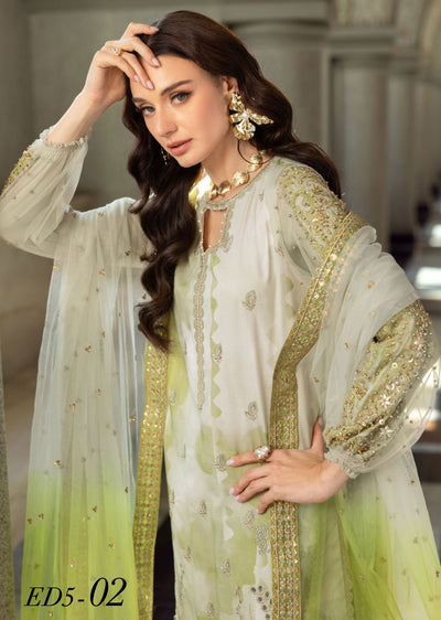 CHTZM-02 - Unstitched - Charizma Festive Collection 2025 - Memsaab Online