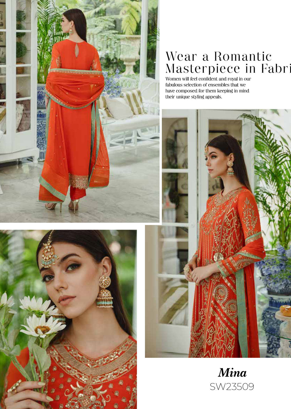 SW2302 - Readymade - Freesia by Ariya Chiffon De Luxe 2024 - Memsaab Online