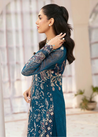 F-2602-R - Readymade - Ramsha Chiffon Collection Vol 26 2024 - Memsaab Online