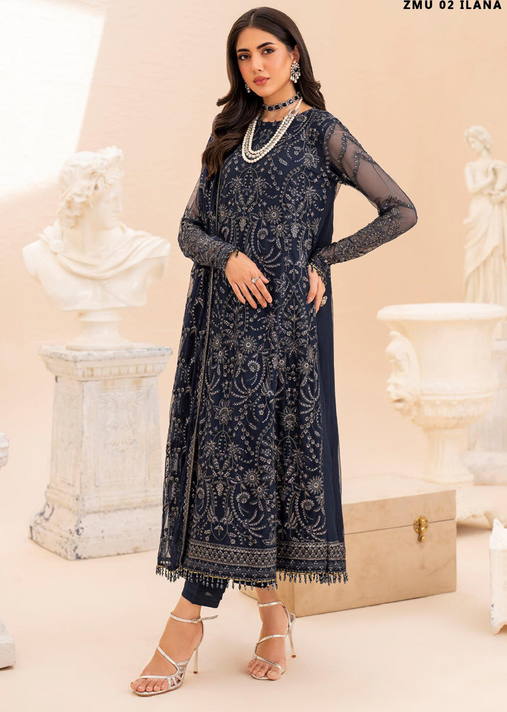 ZMUR-02 - Illana - Readymade - Maheer Festive Formals by Zarif 2024 - Memsaab Online