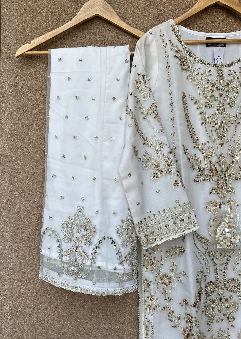 SRB3232 - White - Sehrish B Design 2025 - Memsaab Online